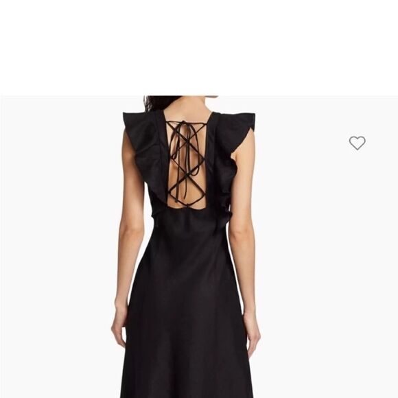 NWT Rails Constance Linen Flutter
Sleeve Midi Dress Medium $268 - Picture 5 of 6